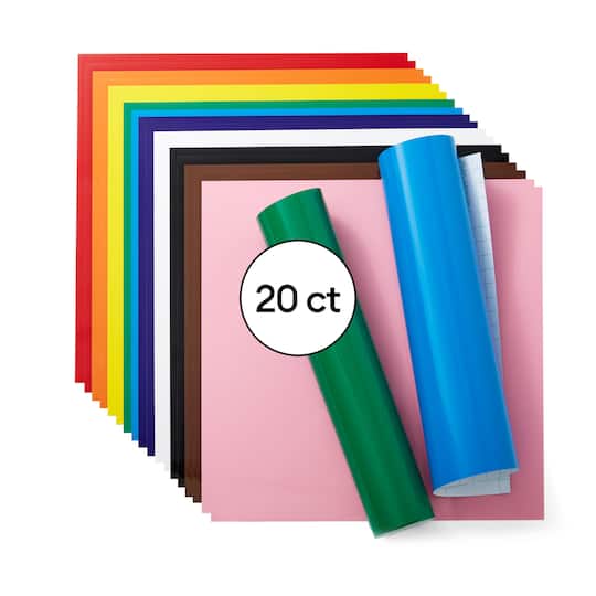 Cricut® Permanent Vinyl, Rainbow Sampler